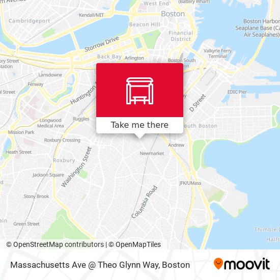 Massachusetts Ave @ Theo Glynn Way map