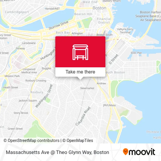 Massachusetts Ave @ Theo Glynn Way map