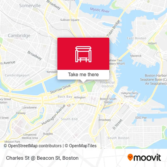 Charles St @ Beacon St map
