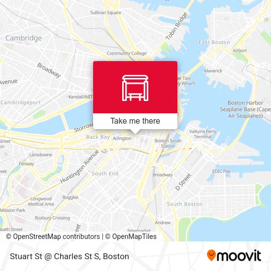 Mapa de Stuart St @ Charles St S
