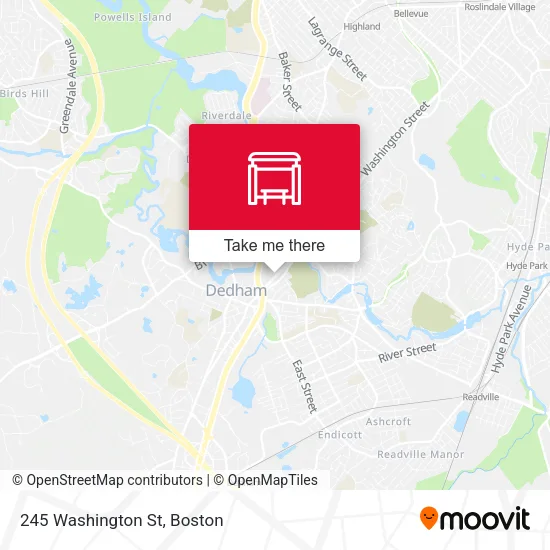 Mapa de 245 Washington St