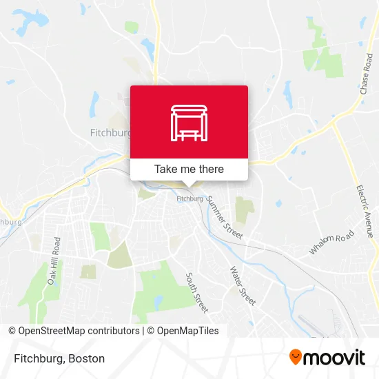 Fitchburg map