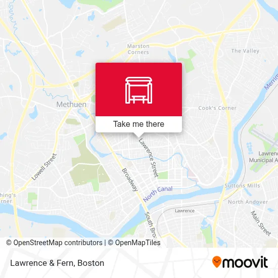 Lawrence & Fern map