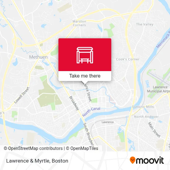 Lawrence & Myrtle map