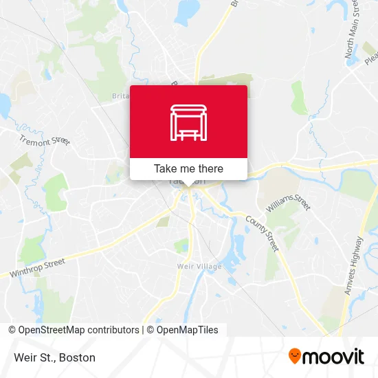 Weir St. map