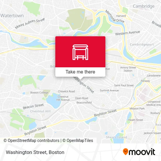 Washington Street map