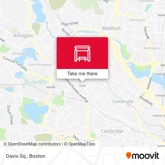 Davis Sq. map