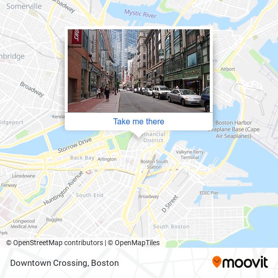 Downtown Crossing map