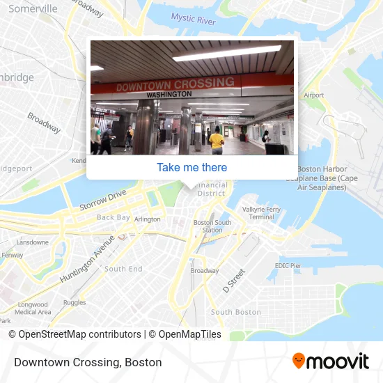 Downtown Crossing map