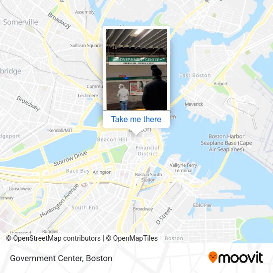 Government Center map