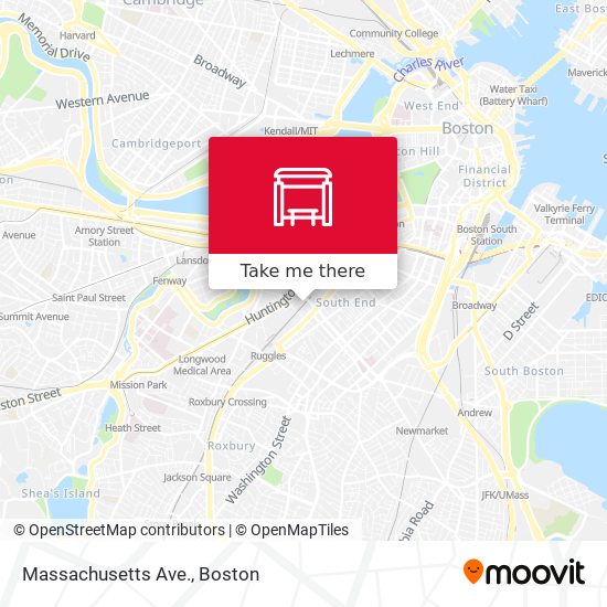 Mapa de Massachusetts Ave.