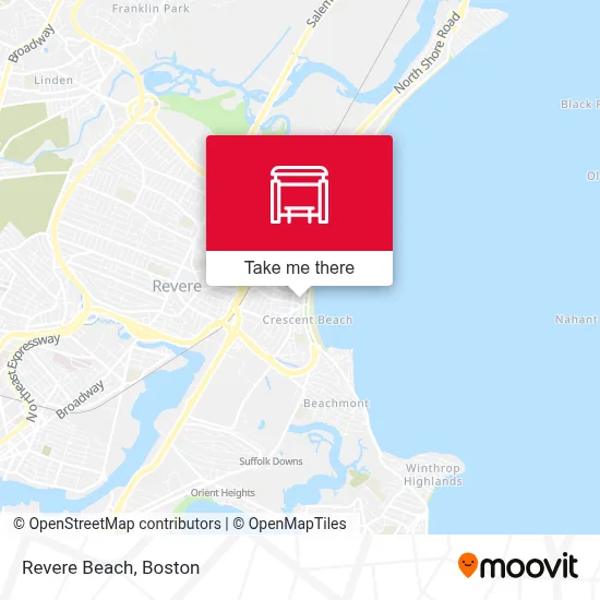 Revere Beach map
