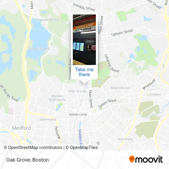 Oak Grove map