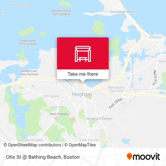 Mapa de Otis St @ Bathing Beach