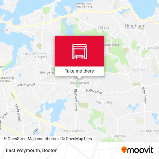 Mapa de East Weymouth