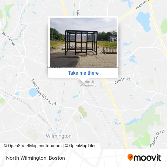 North Wilmington map