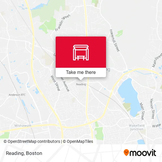Mapa de Reading