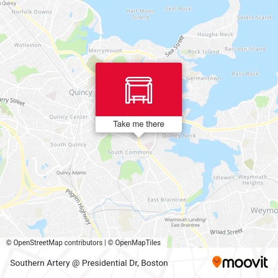 Southern Artery @ Presidential Dr map