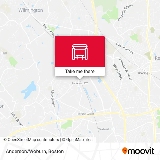 Anderson/Woburn map