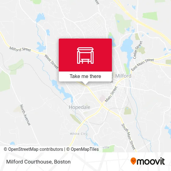 Milford Courthouse map