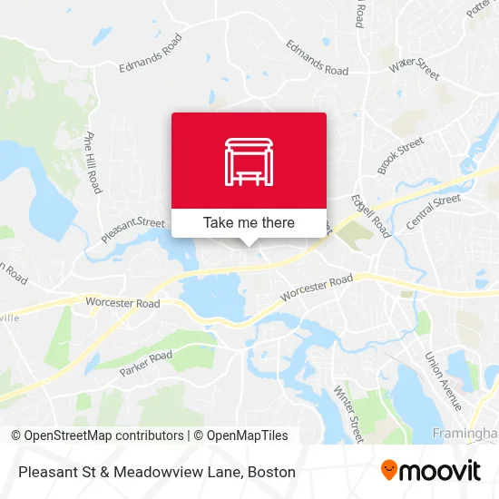 Pleasant St & Meadowview Lane map