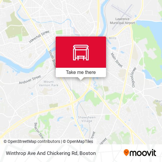 Winthrop Ave And Chickering Rd map