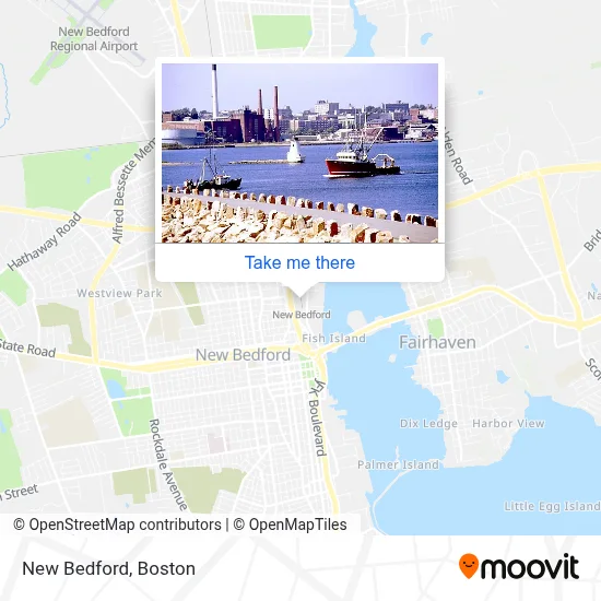 New Bedford map