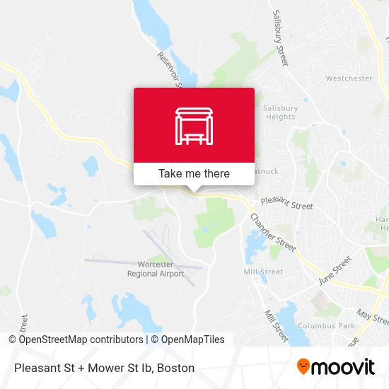 Pleasant St + Mower St Ib map