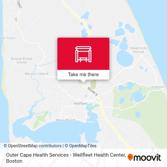Outer Cape Health Services - Wellfleet Health Center map