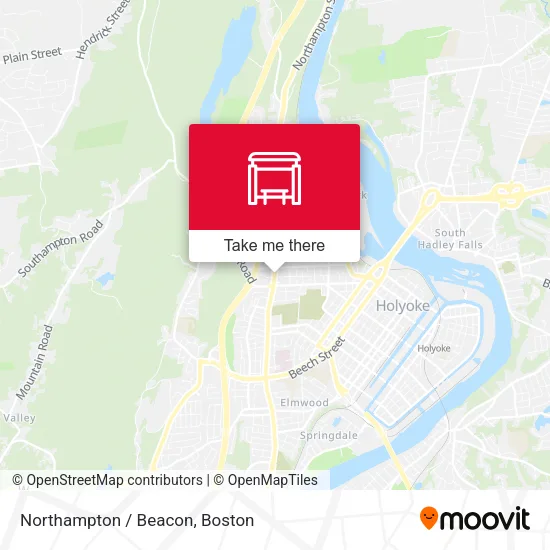 Northampton / Beacon map