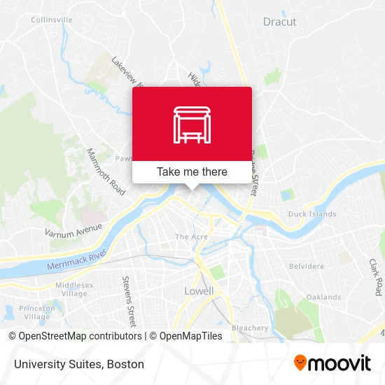 University Suites map