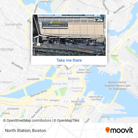 North Station map