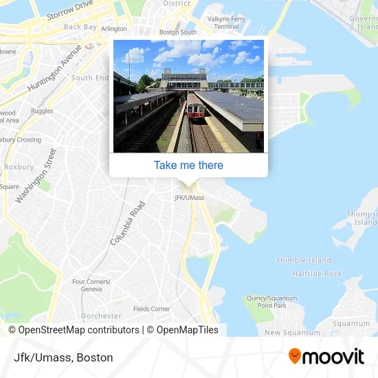 Jfk/Umass map