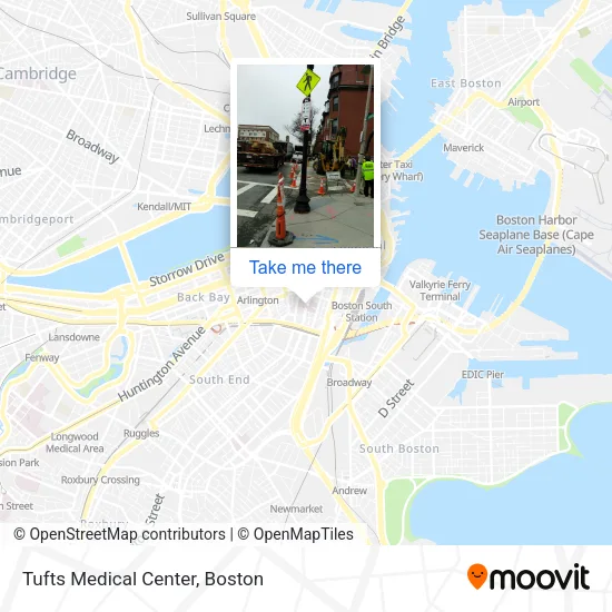 Tufts Medical Center map