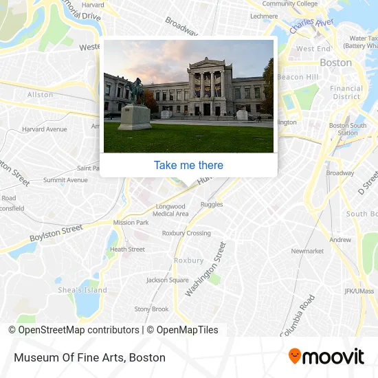 Mapa de Museum Of Fine Arts