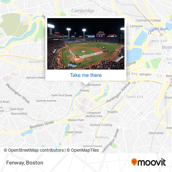 Fenway map