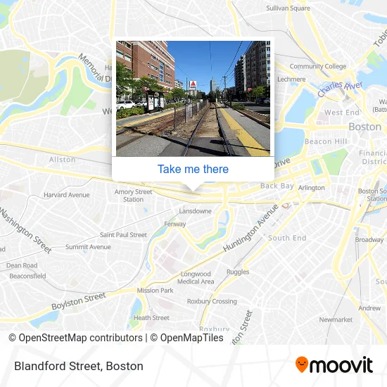 Mapa de Blandford Street