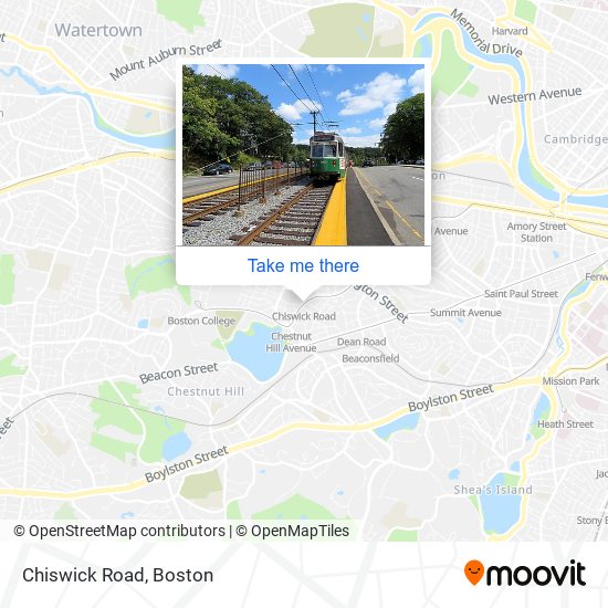 Chiswick Road map