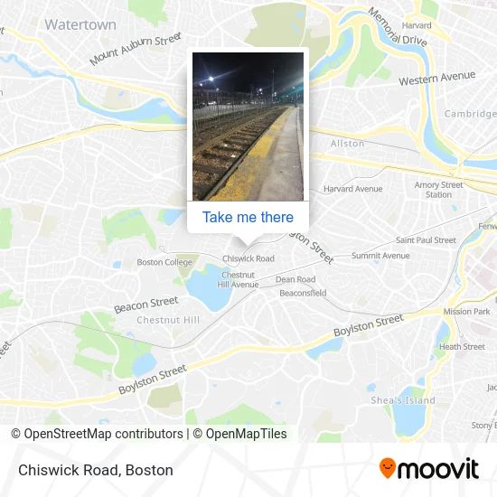 Mapa de Chiswick Road