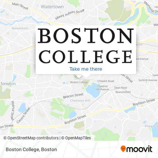 Mapa de Boston College