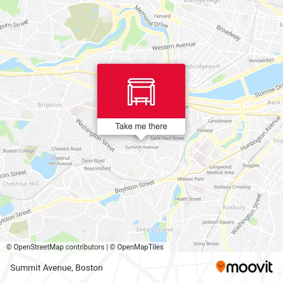 Summit Avenue map