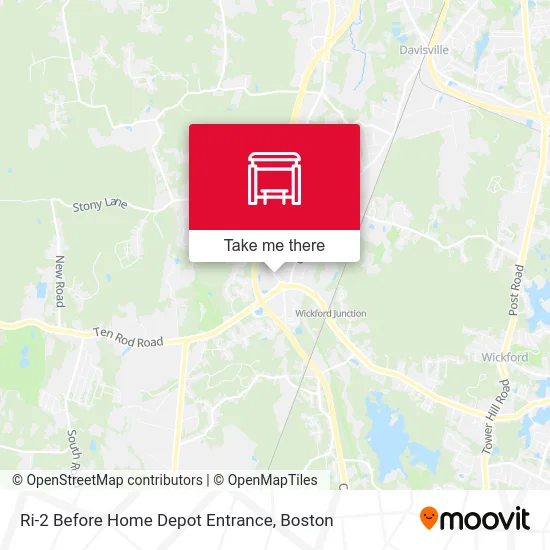Ri-2 Before Home Depot Entrance map