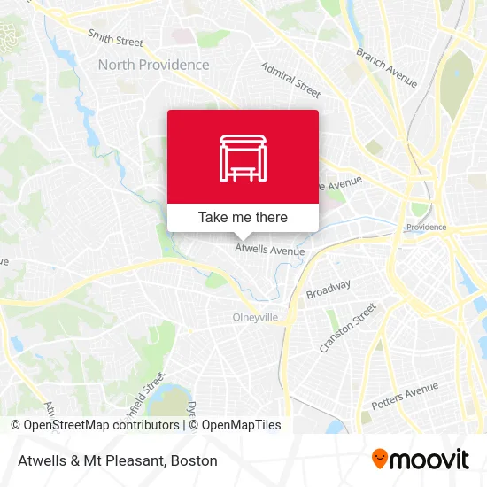 Atwells & Mt Pleasant map