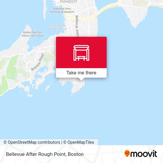 Bellevue After Rough Point map