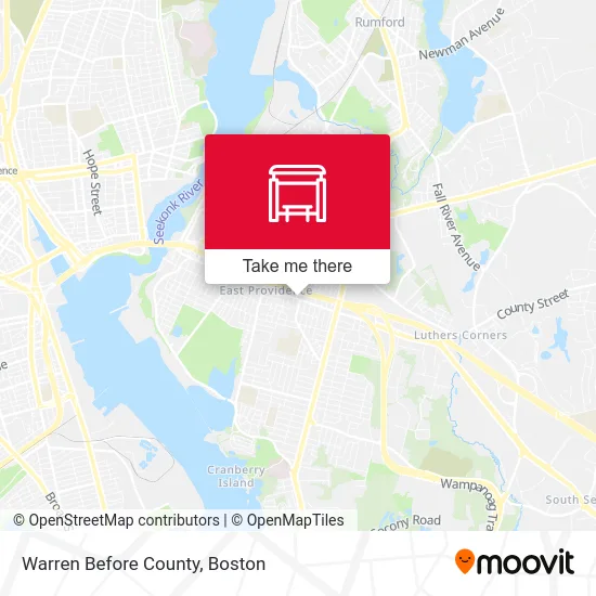 Warren Before County map