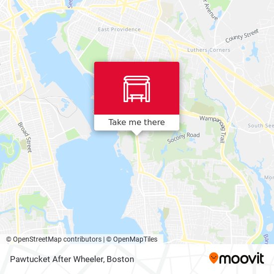Mapa de Pawtucket After Wheeler