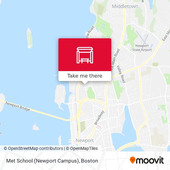 Mapa de Met School (Newport Campus)