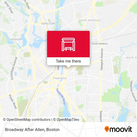 Broadway After Allen map