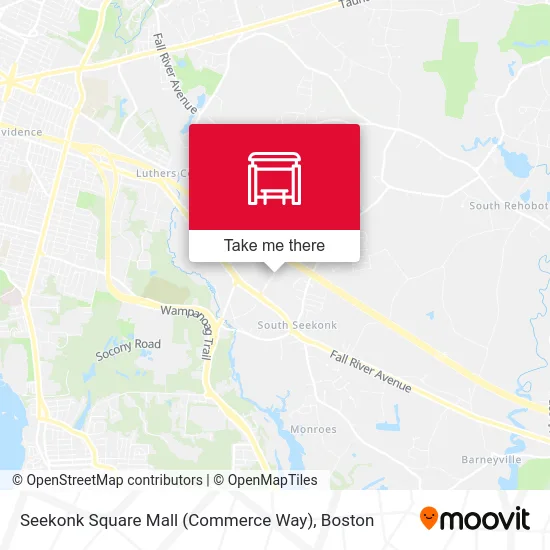Seekonk Square Mall (Commerce Way) map