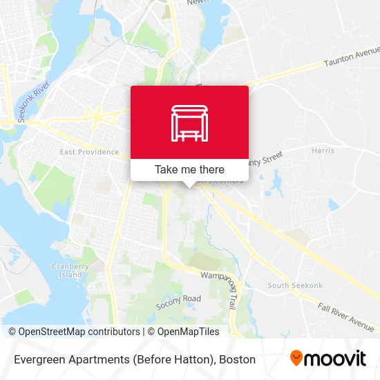 Evergreen Apartments (Before Hatton) map